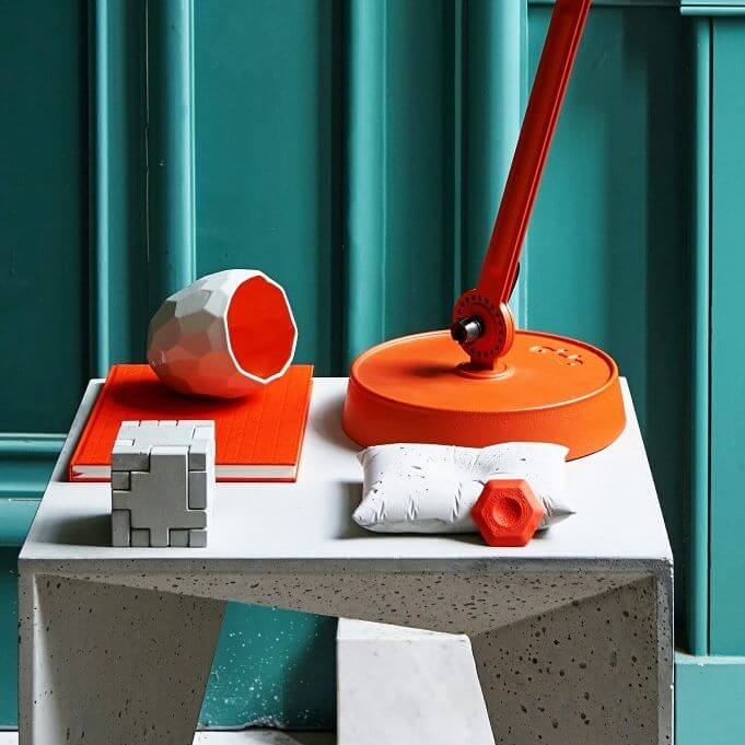 #Orange madness with the poligon cup in #elledecoration #elle #magazine #studiolorier
