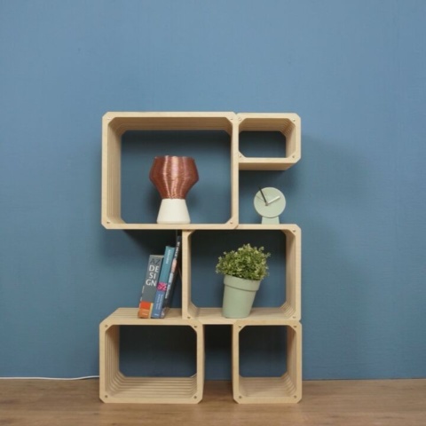 Endless configurations possible with the modular Parallel Shelving