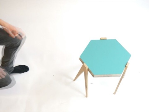 Last day to check out this sliding table at the @ldf16 @ldndesignfair @oldtrumanbrewery