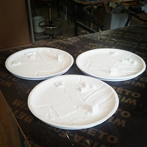 Ready these plates to 1240 degrees