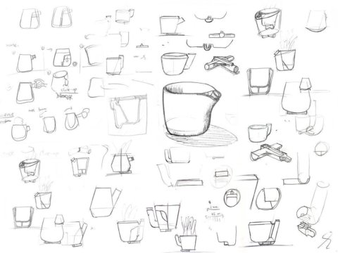 Lot of sketches were made, before we got t to the final design