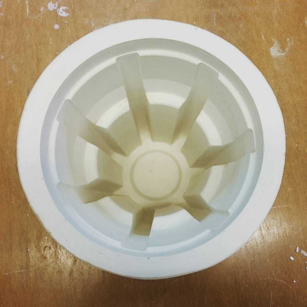 The top view of a new mold. Made in perfection