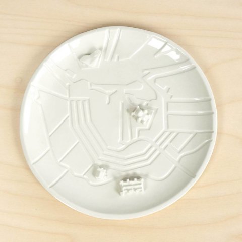Now available: The Amsterdam city plate. Be quick, and order it in our webshop before Christmas #020