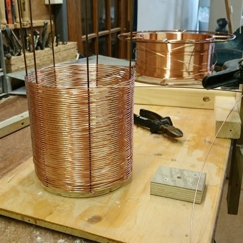 Time to weave another shape into copper wire