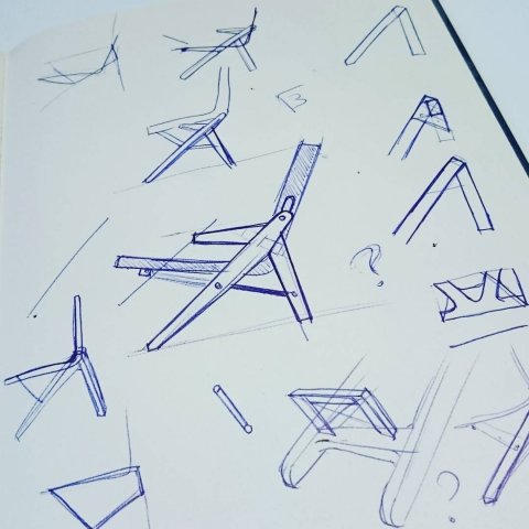 Still doodling some chairs. Maybe another piece?