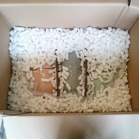 Carefully packing all pieces as we are shipping them around the world