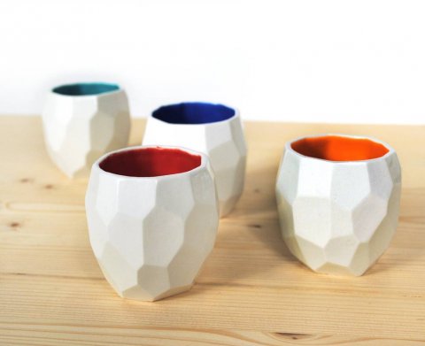 Poligon espresso cups