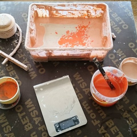 Mixing orange