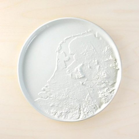 NEW: Geographic plate of the terrain in the Netherlands. Now available for €89