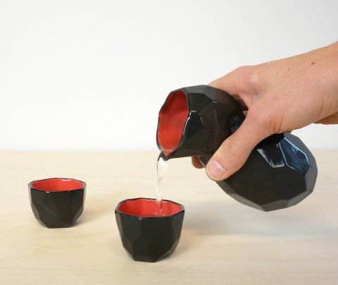 Last year we made a custom sake set, produced for a Japanese restaurant