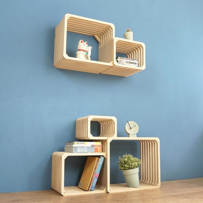 The modular Parallel Shelving, including wall mount