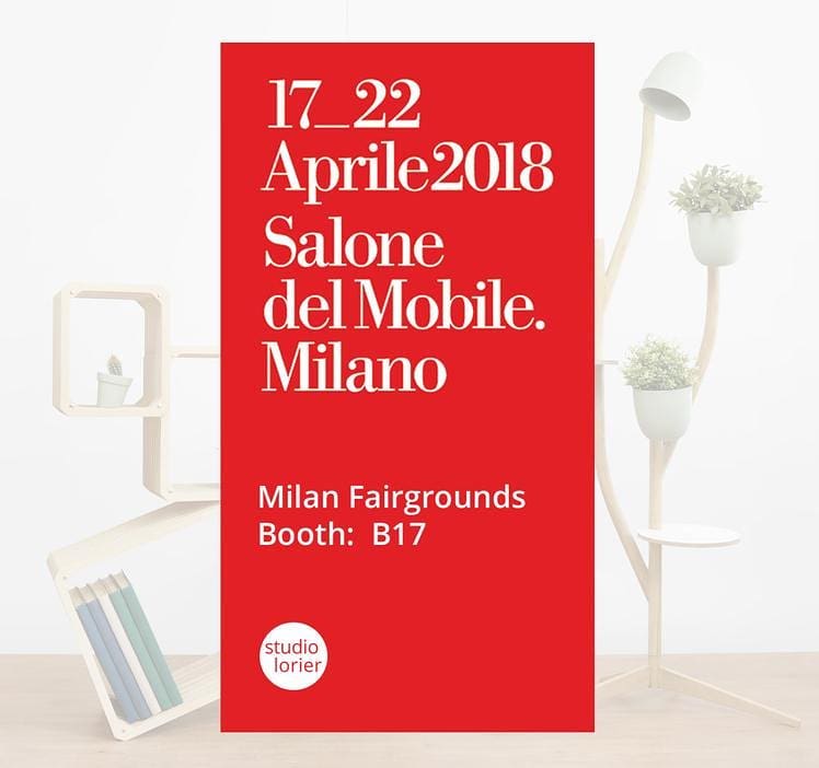 Next month we will unveil some new projects at the Salone Satellite in Milan. Come and visit us from 17 till 22 April