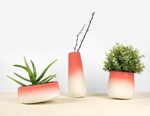 How about some new shapes and colors for the flowerpot collection? On show in Milan in two weeks and soon available for pre-order