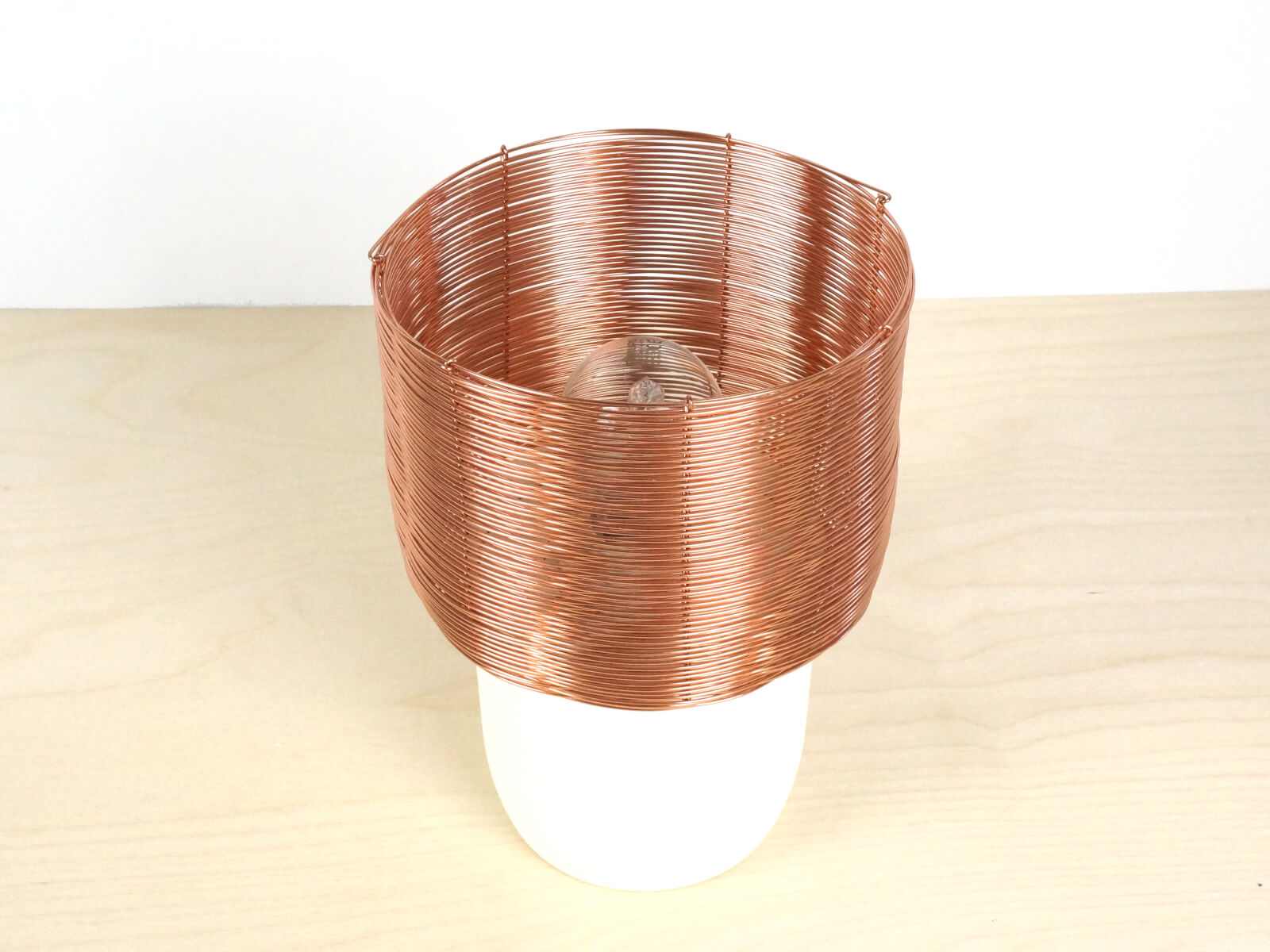 Copper Side Lamp