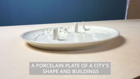 💥Now on Kickstarter💥: The City Plate: A series of porcelain plates with texture and buildings of well known cities around the world. LINK IN BIO