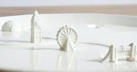 A detailed view of the London landmarks that will be included on the London City Plate. 
LINK IN BIO @contrasto_ldn @daviddelgreco @littlebigbell @odellsstudios @london4all @lookuplookout @design_soda_ruthie @product_london_design