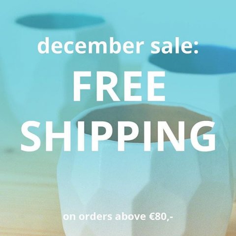 Get you Christmas gifts now with free shipping this December. Claim it now in our webshop