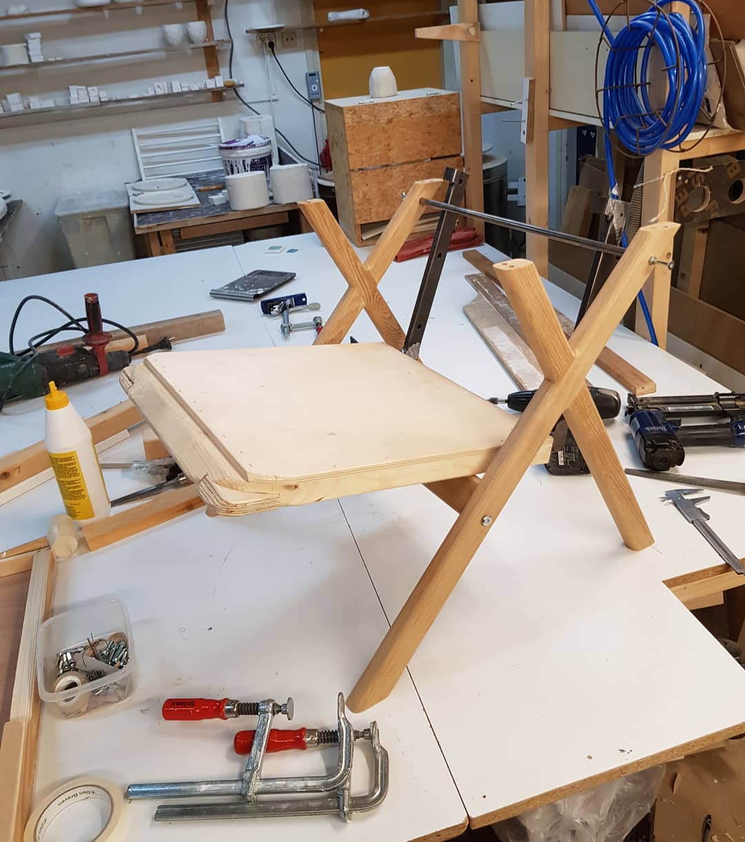Another chair in the making