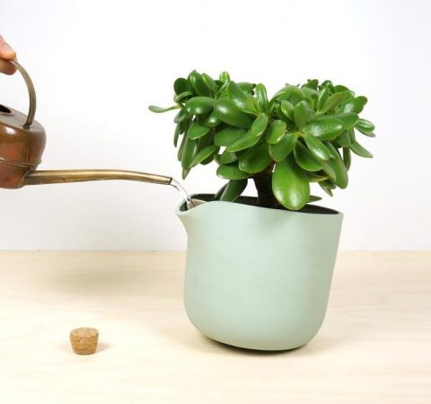 Don't let you plants get thirsty with the self watering flowerpot, the Natural Balance
