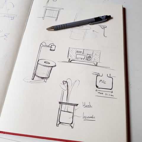 Time to create some new stuff, that means sketching