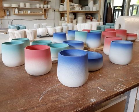 New batch of gradient flowerpots 😲 ready to ship